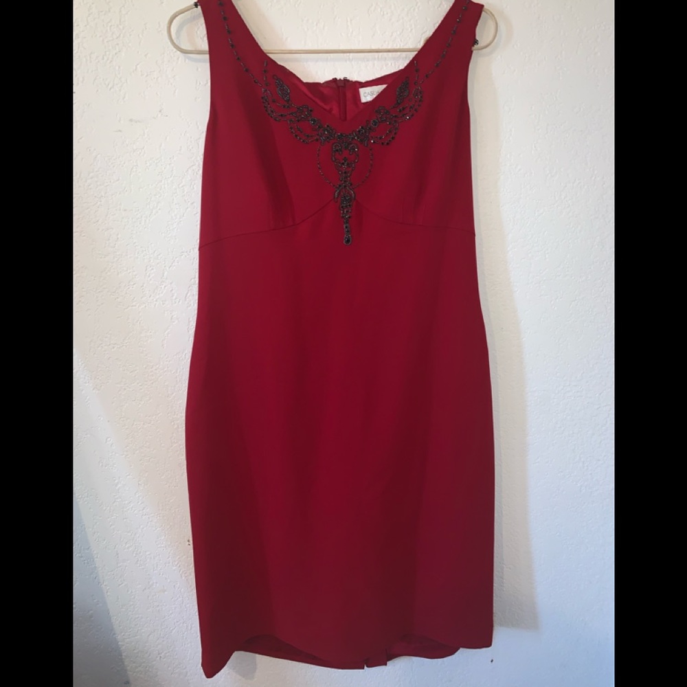 Red dress